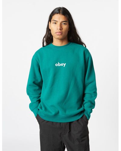 Obey Lowercase Sweatshirt - Green