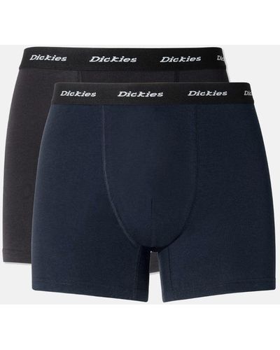 Dickies 2 Pack Boxer Short Trunks - Black