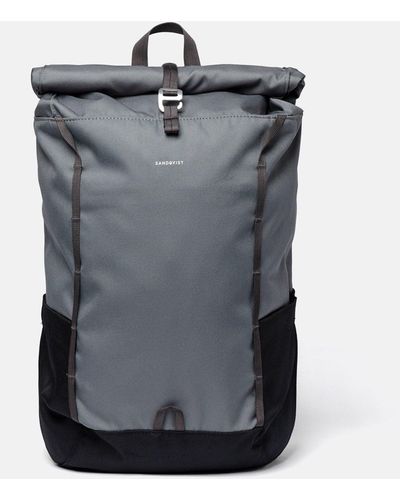 Sandqvist Arvid Rolltop Backpack (recycled Poly) - Grey