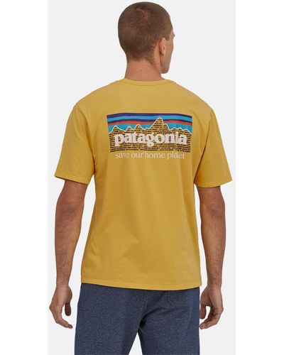 Patagonia P-6 Mission Organic T-shirt - Yellow