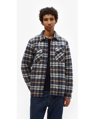 Patagonia Insulated Fjord Flannel Fields Shirt - Grey
