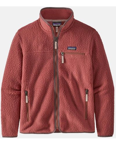 Patagonia Retro Pile Fleece Jacket - Red