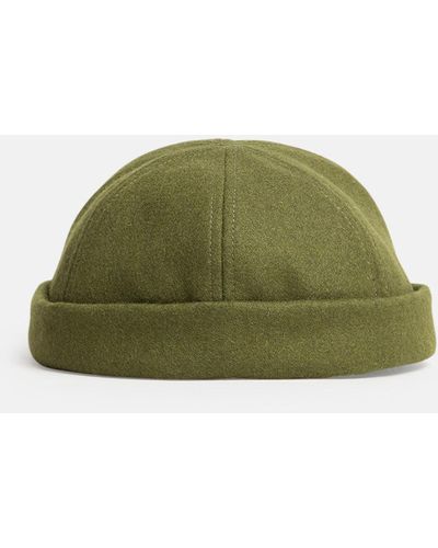 Bhode Dock Worker Hat (wool) - Green