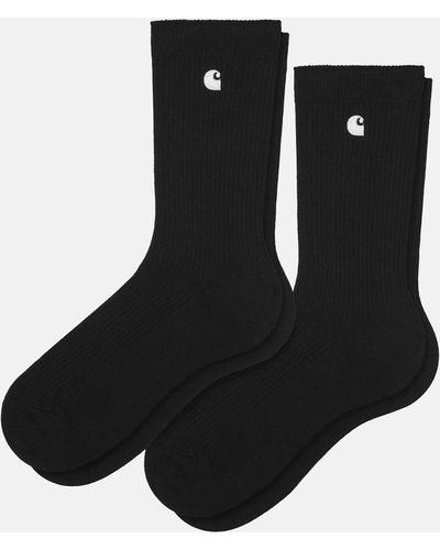 Carhartt Wip Madison Pack Socks (2 Pack) - Black