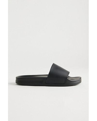 Urban Outfitters Uo Molded Slide Sandal - Black