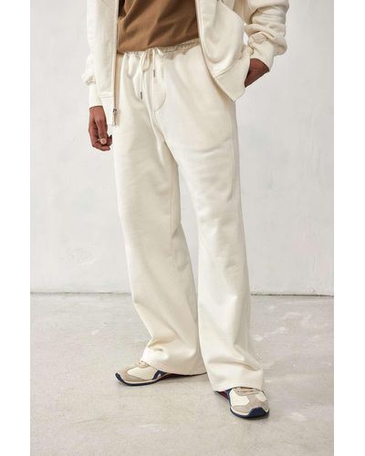 Urban Outfitters Alma De Ace Uo Exclusive Ecru Panelled Joggers Pant - Natural