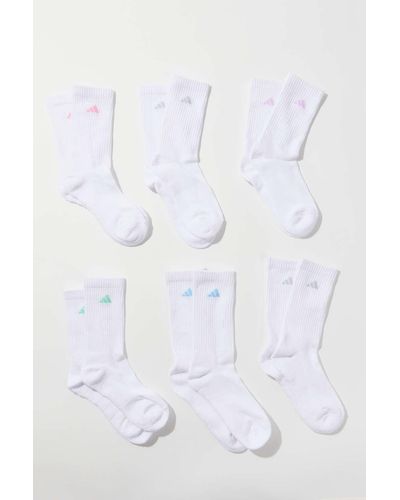 adidas Cushion Crew Sock 6-pack - White