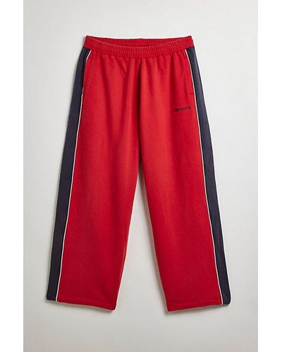 iets frans... Iets Frans. Iets Frans… Wide Leg Panelled Jogger Pant - Red