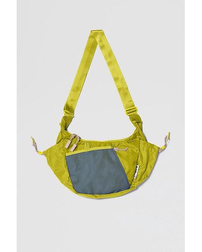 BABOON TO THE MOON Crescent Crossbody Bag - Yellow