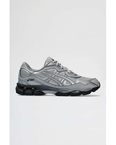 Asics Gel-nyc Sportstyle Sneakers In Mid Grey/sheet Rock At Urban Outfitters - Multicolour