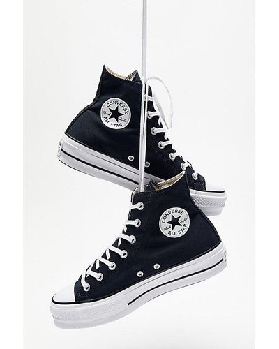 Converse Chuck Taylor All Star Canvas Platform High Top Sneaker - Blue