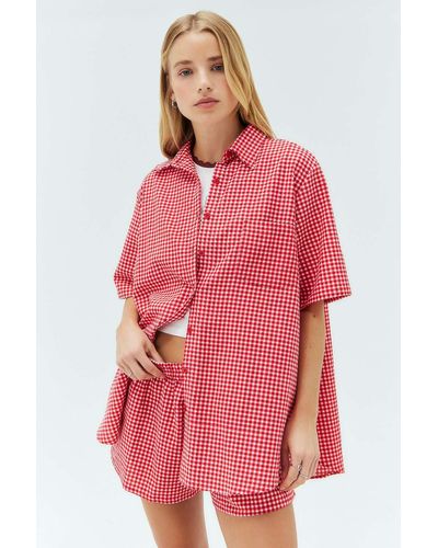 Motel Red Gingham Smith Shirt