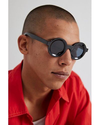 Urban Outfitters Caldwell Round Sunglasses - Red