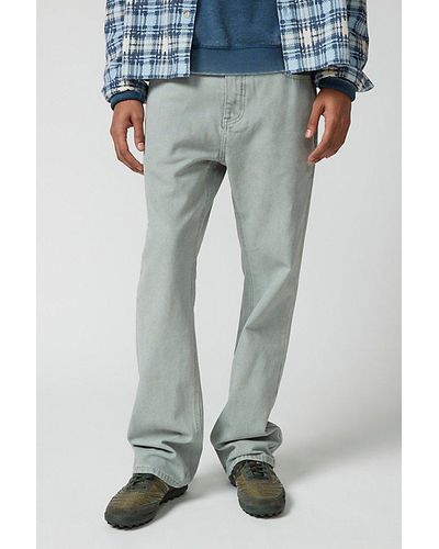 Guess Canvas Bootcut Pant - Blue