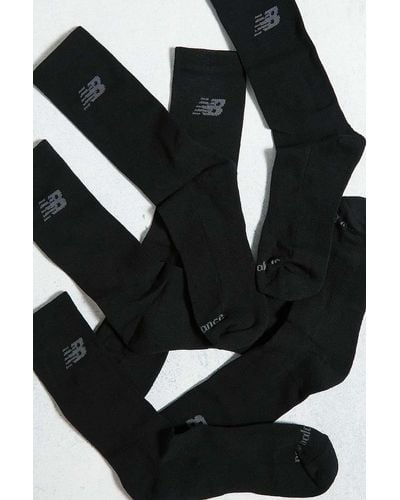 New Balance Black Crew Socks 3-pack