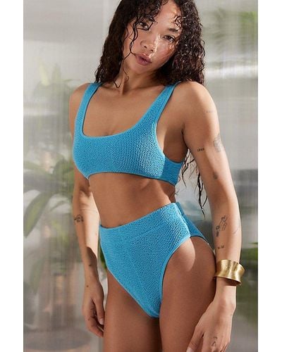 Out From Under ‘80S Baby Seamless Bikini Top - Blue