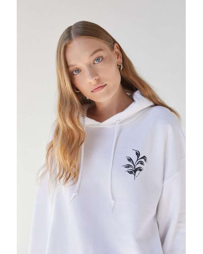 Urban Outfitters Banks Serpentina Hoodie Sweatshirt - White