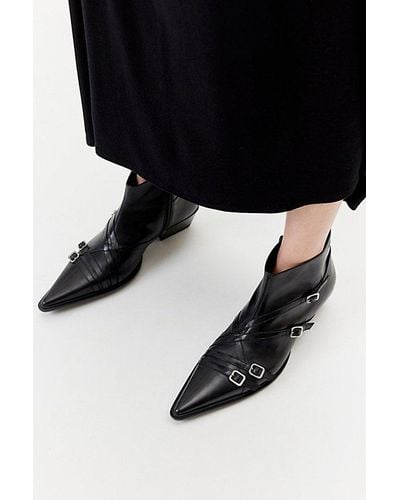 Vagabond Shoemakers Cassie Buckle Ankle Boot - Black