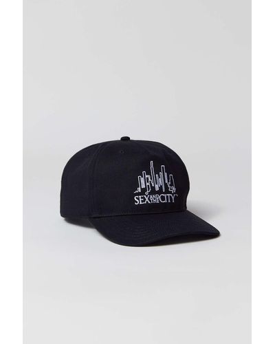 Urban Outfitters Sex And The City Baseball Hat In Black,at - Blue