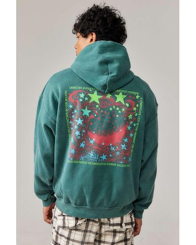 Urban Outfitters Uo Auras Hoodie - Green