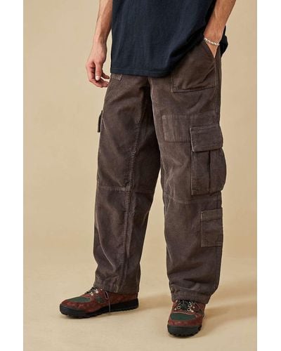 BDG Brown Corduroy Cargo Trousers
