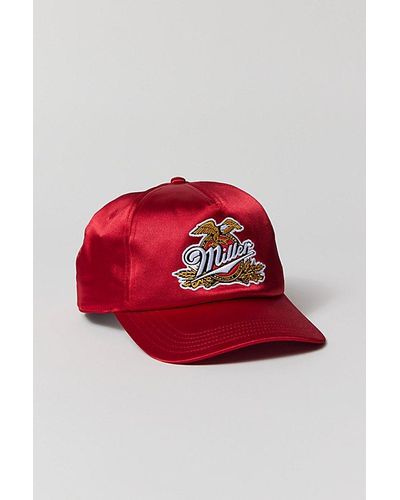 American Needle Miller Genuine Draft Satin Hat - Red