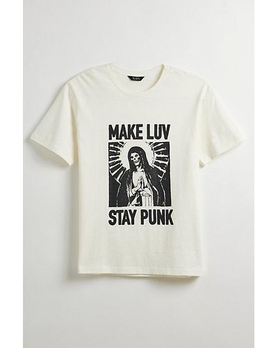 Tee Library Stay Punk Tee - Natural