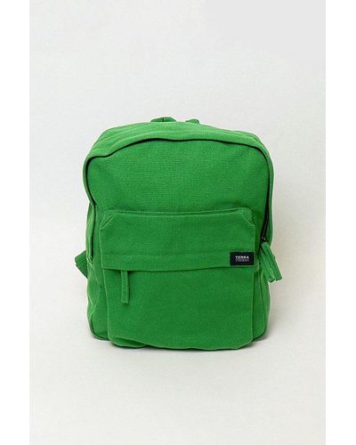 Terra Thread Organic Cotton Mini Canvas Backpack - Green