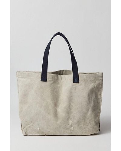 Urban Renewal Remade Dirty Wash Tote Bag - Gray