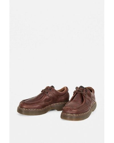 Urban Renewal One-of-a-kind Dr Martens Brown Boat Shoes