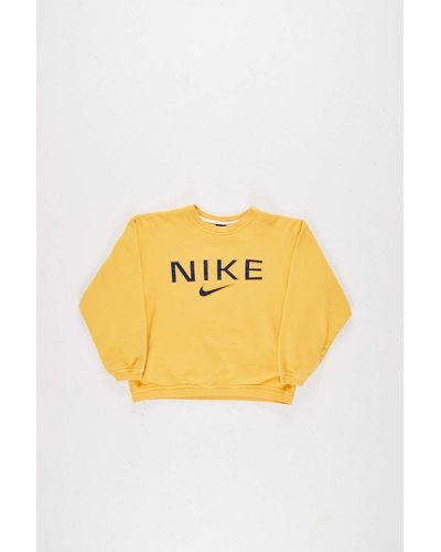 Urban Renewal One-of-a-kind Nike Yellow Sweatshirt