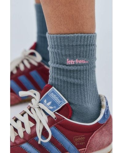 iets frans... Sports Socks - Blue