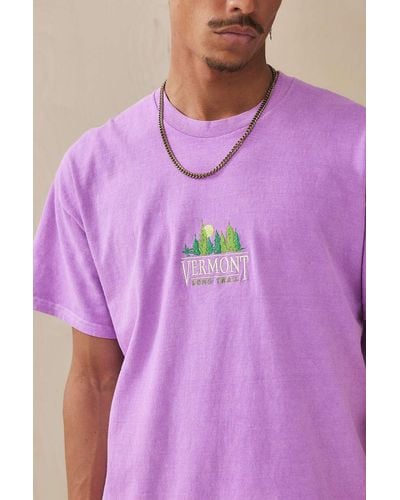 Urban Outfitters Uo Purple Vermont T-shirt