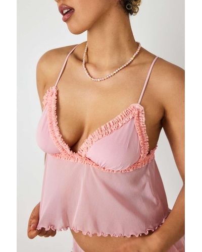 Out From Under Dryad Tulle Cami - Pink