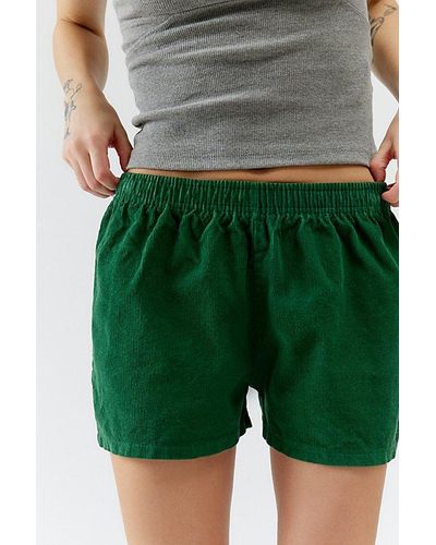 Urban Renewal Remade Overdyed Cord Short - Green