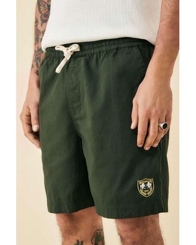 BDG Green Twill Shorts