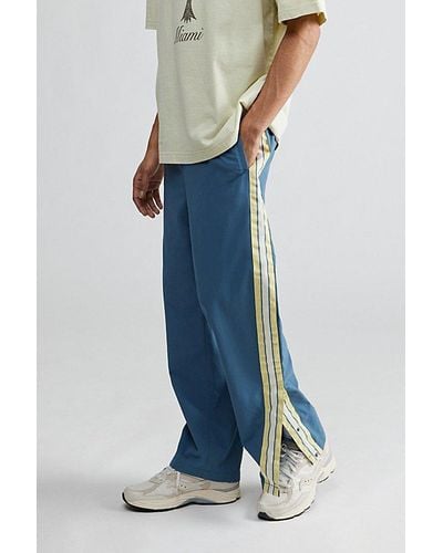 Urban Outfitters Uo Baggy Side-Stripe Track Pant - Blue