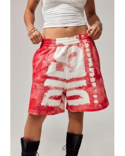 DIESEL P-bisc Sweat Shorts - Red