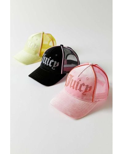 Juicy Couture Uo Exclusive Trucker Hat - Pink