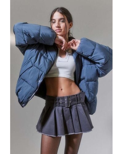 iets frans... Recycled Puffer Jacket - Blue
