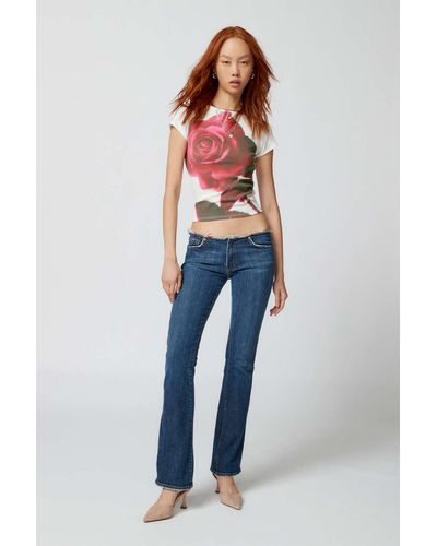Y2K Baggy Pink Jeans Women Kawaii Korean Fashion Oversize Low -  Sweden