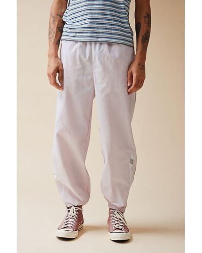 Urban Outfitters Uo Baggy Shell Nylon Pant - Purple