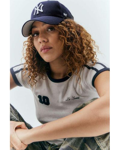 '47 Ny Yankees Navy Mvp Baseball Cap - Metallic