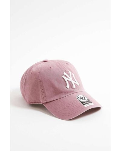 '47 Ny Yankees Pink Baseball Cap