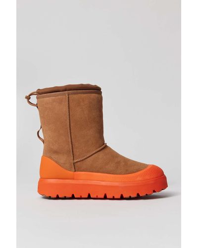 UGG Classic Short Weather Hybrid Boot In Brown,at Urban Outfitters - Orange