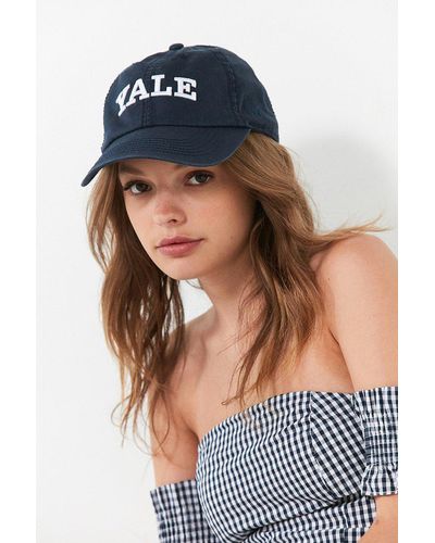 Urban Outfitters Yale Crew Baseball Hat - Blue