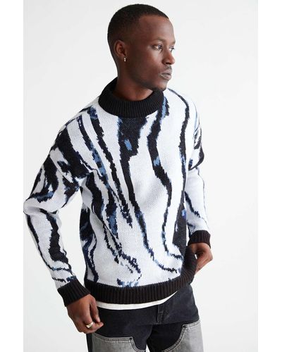 Native Youth Wavelet Graphic Sweater - Multicolor