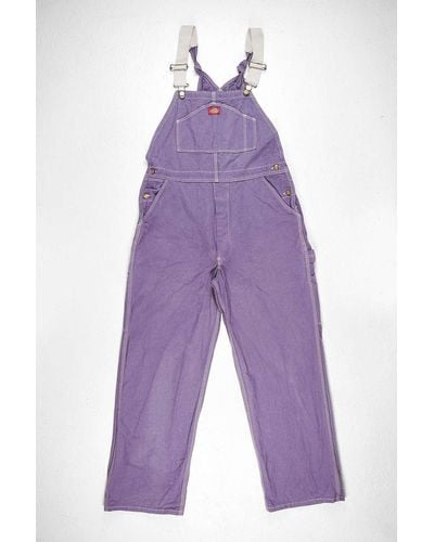 Urban Renewal One-of-a-kind Dickies Washed Purple Dungarees