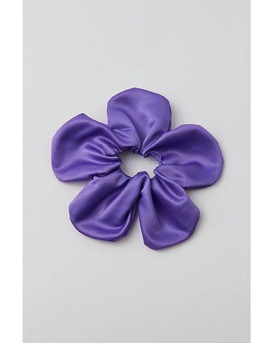 Urban Outfitters Flower Petal Scrunchie - Purple