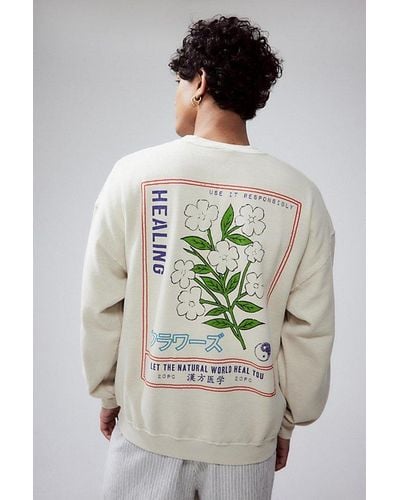 Urban Outfitters Uo Ecru Natural Sweatshirt - Grey